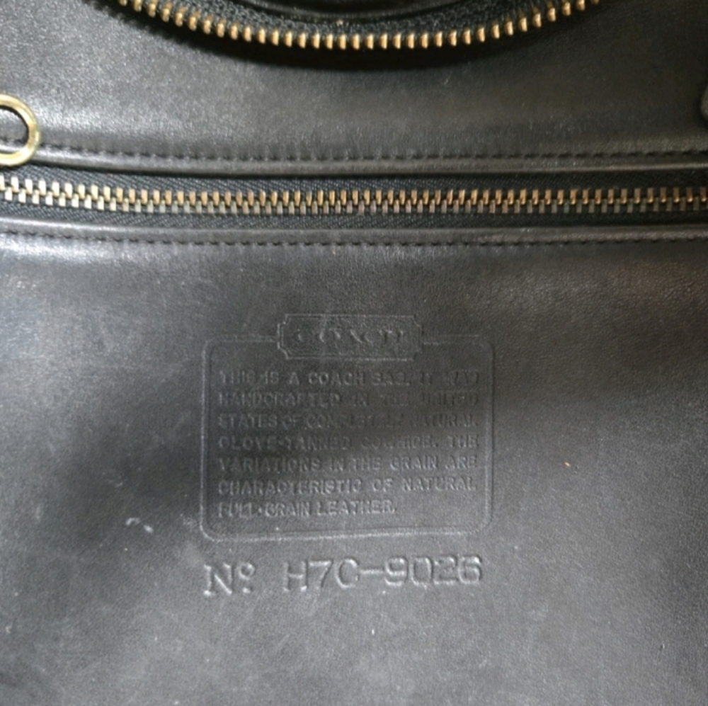 Vintage X-Large Coach Ergo 9026 In Black, Kind Of Rare - Picture 4 of 14